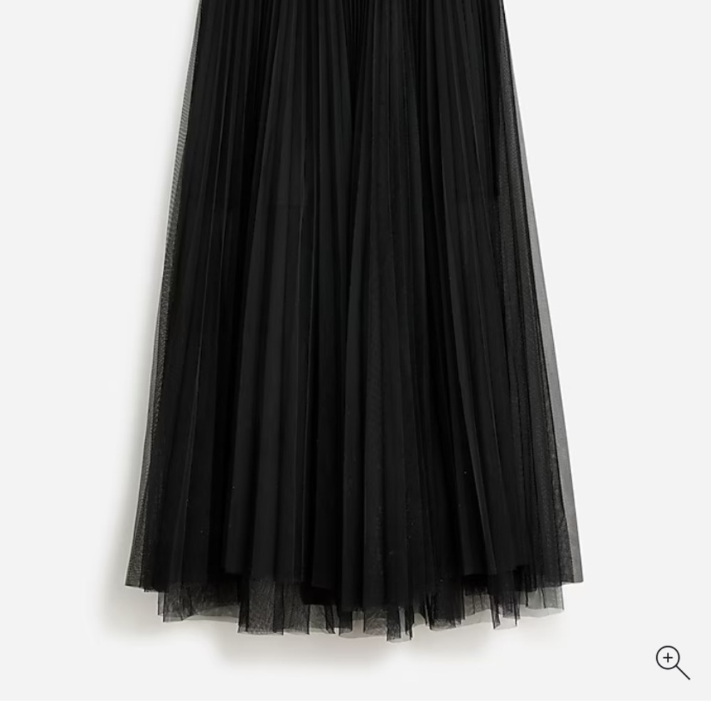 JCREW Collection layered tulle skirt Navy Blue - Picture 8 of 9